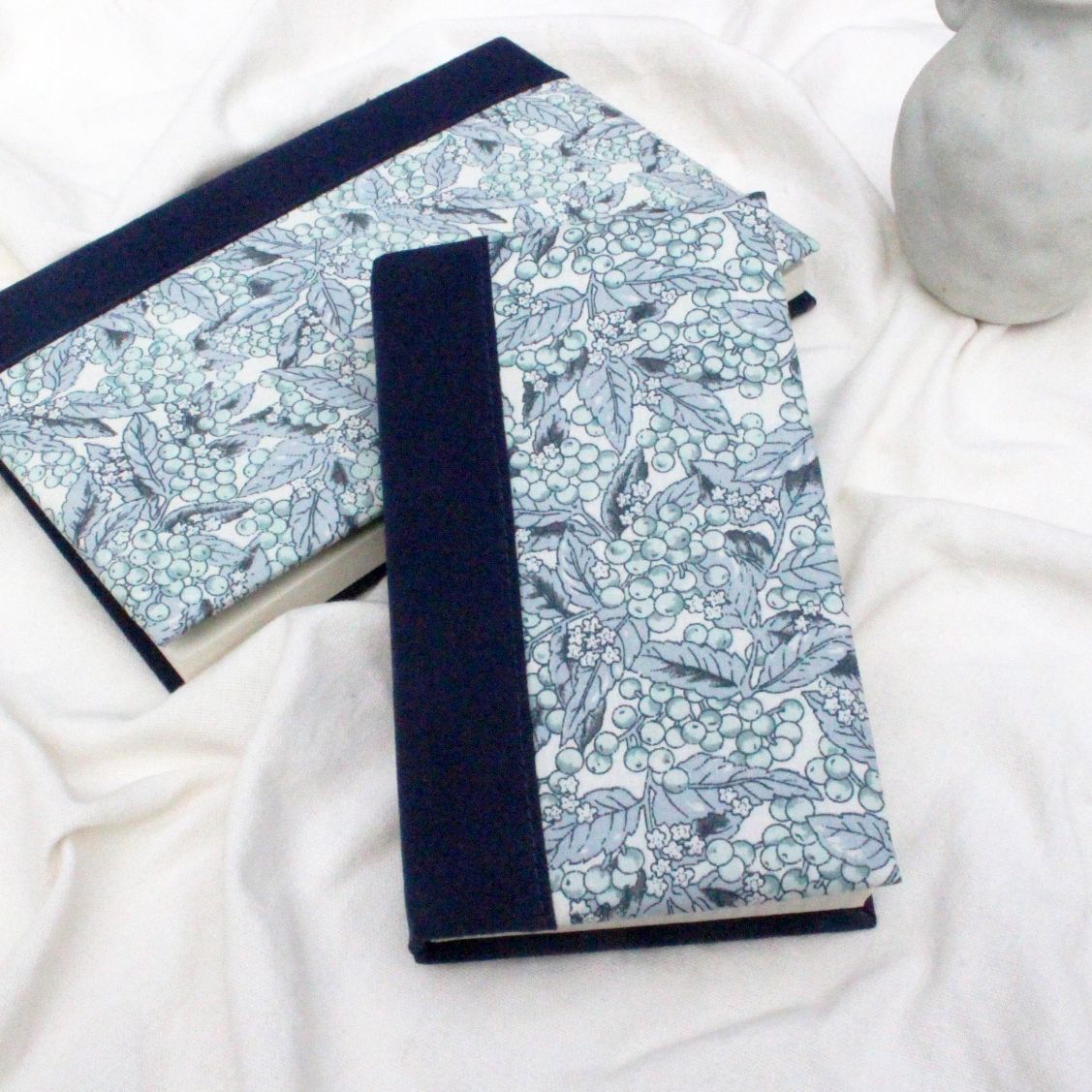 Fabric Diary Grid Notebook - Modomu
