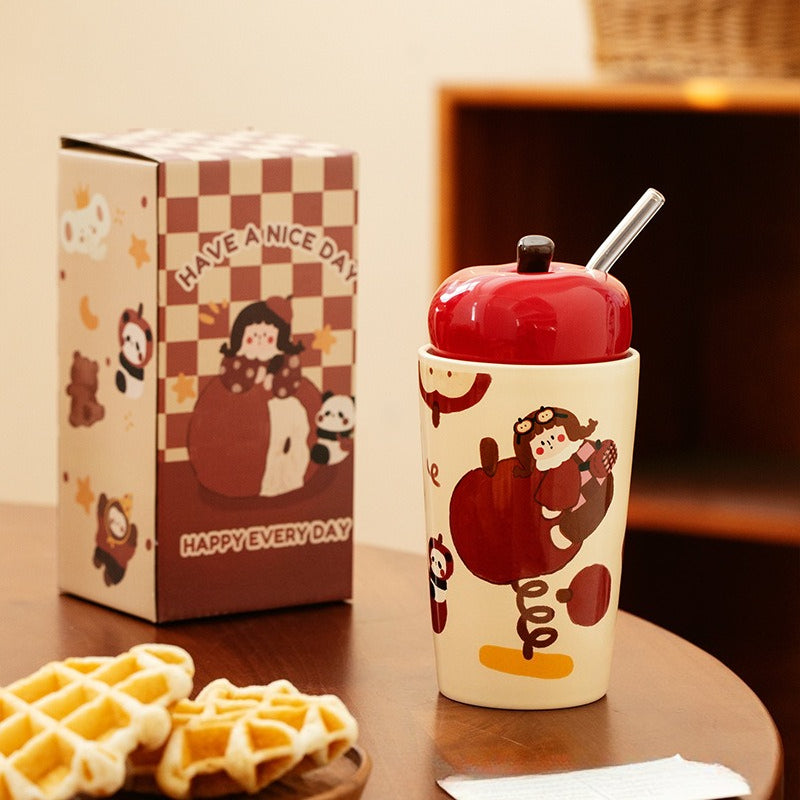 Vintage Apple Christmas Mug - Modomu