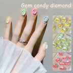 Ripple Pebble Nail Gems
