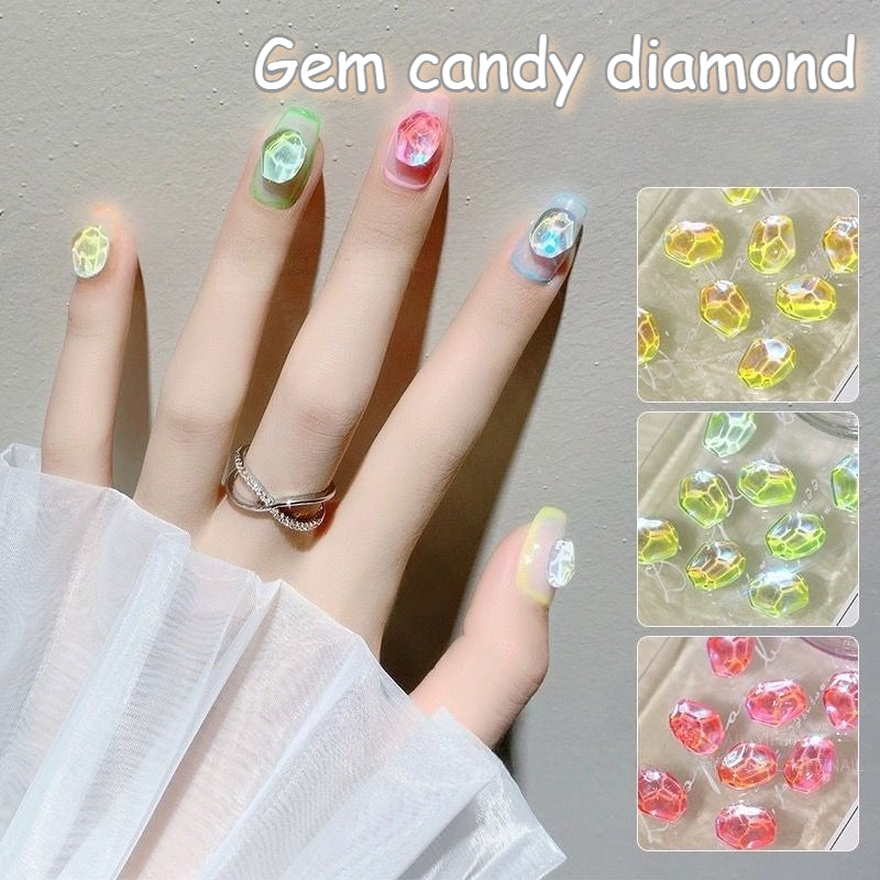 Ripple Pebble Nail Gems
