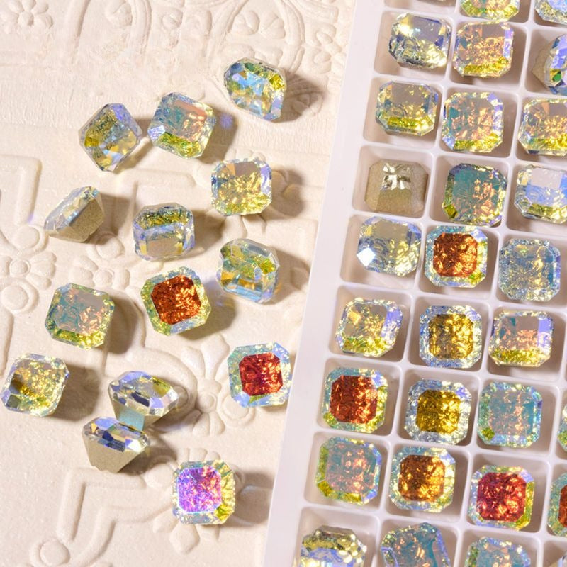 Foil Relief Square Stones