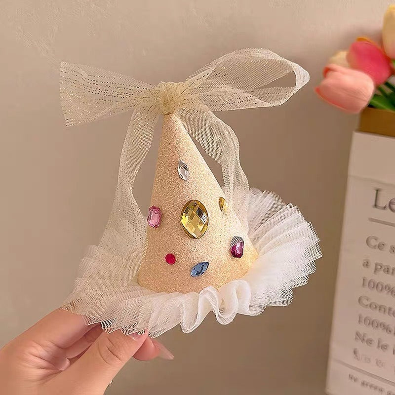 Sweetheart Rhinestone Mesh Hairpin - Modomu