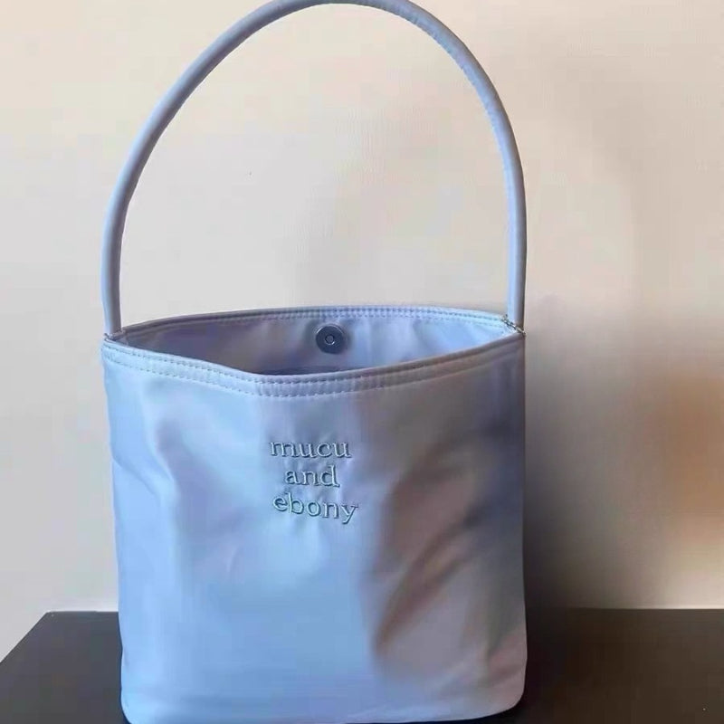 Nylon Bucket Handbag