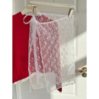 Korean Lace Strap Skirt - Modomu