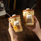 Cartoon Animal Ceramic Cup - Modomu