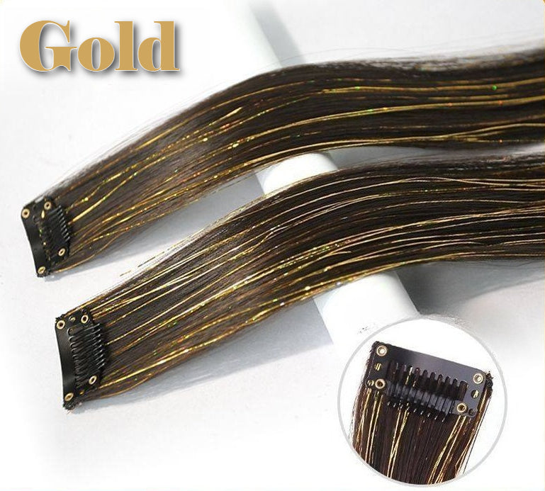 Shimmer Highlight Party Wig Extensions - Modomu