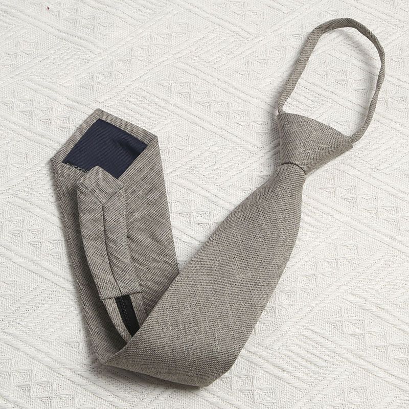 Unisex Cotton Linen Tie - Modomu