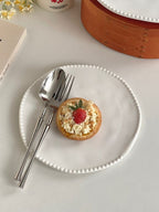 Beaded Edge Ceramic Dinner Plate - Modomu