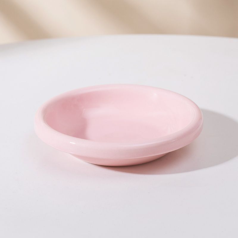 Ceramic Cat Bowl With Stand