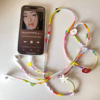 Rainbow Braided Earphone Cord Kit