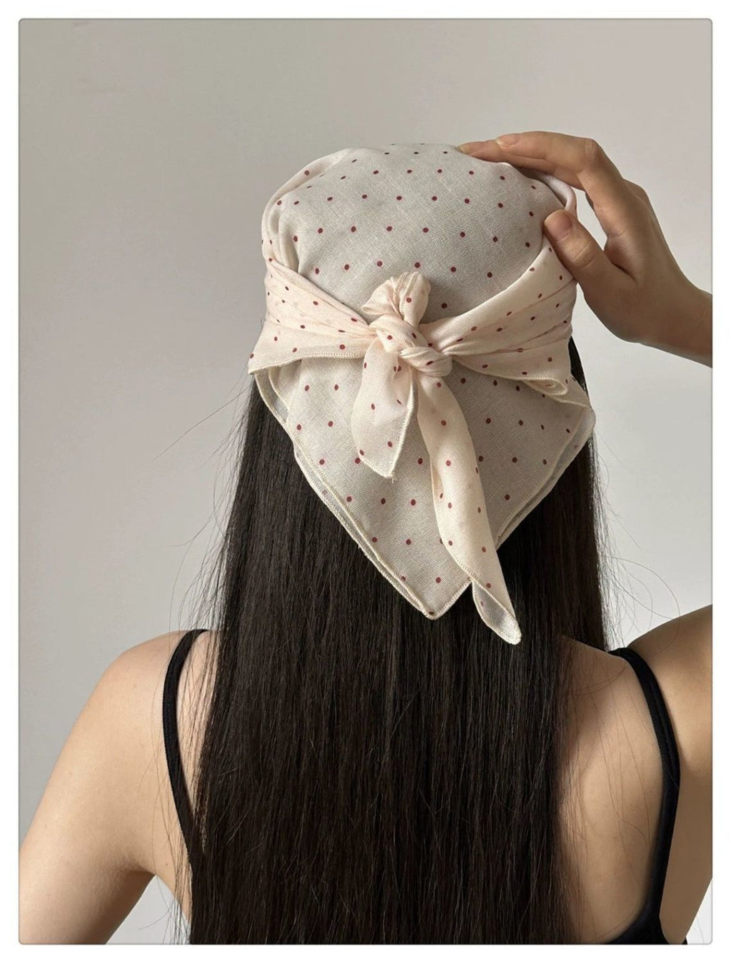 Mocha Print Square Bandana