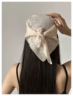 Mocha Print Square Bandana