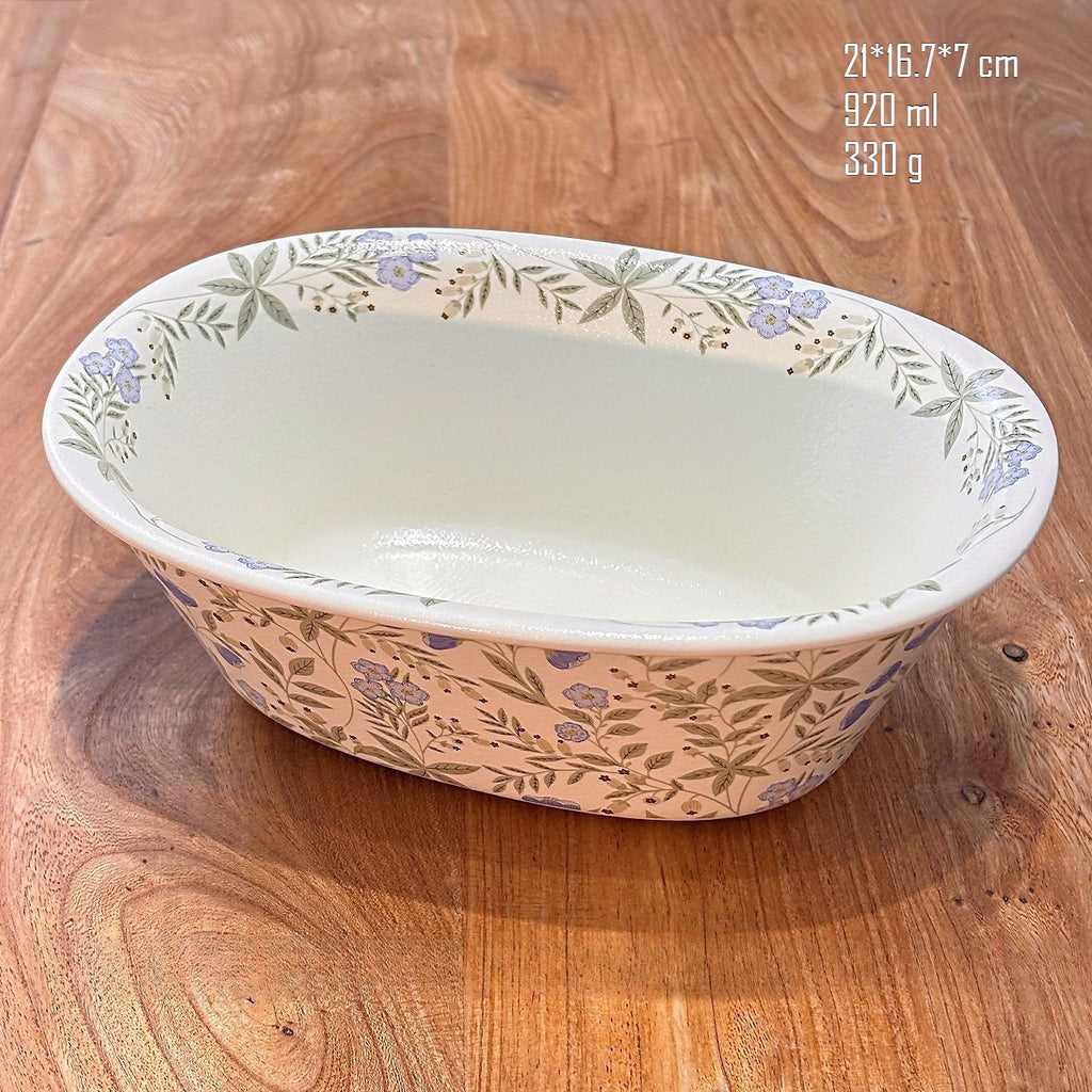 French Floral Ceramic Tableware