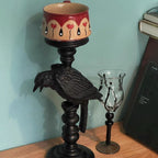 Perched Crow Candlestick