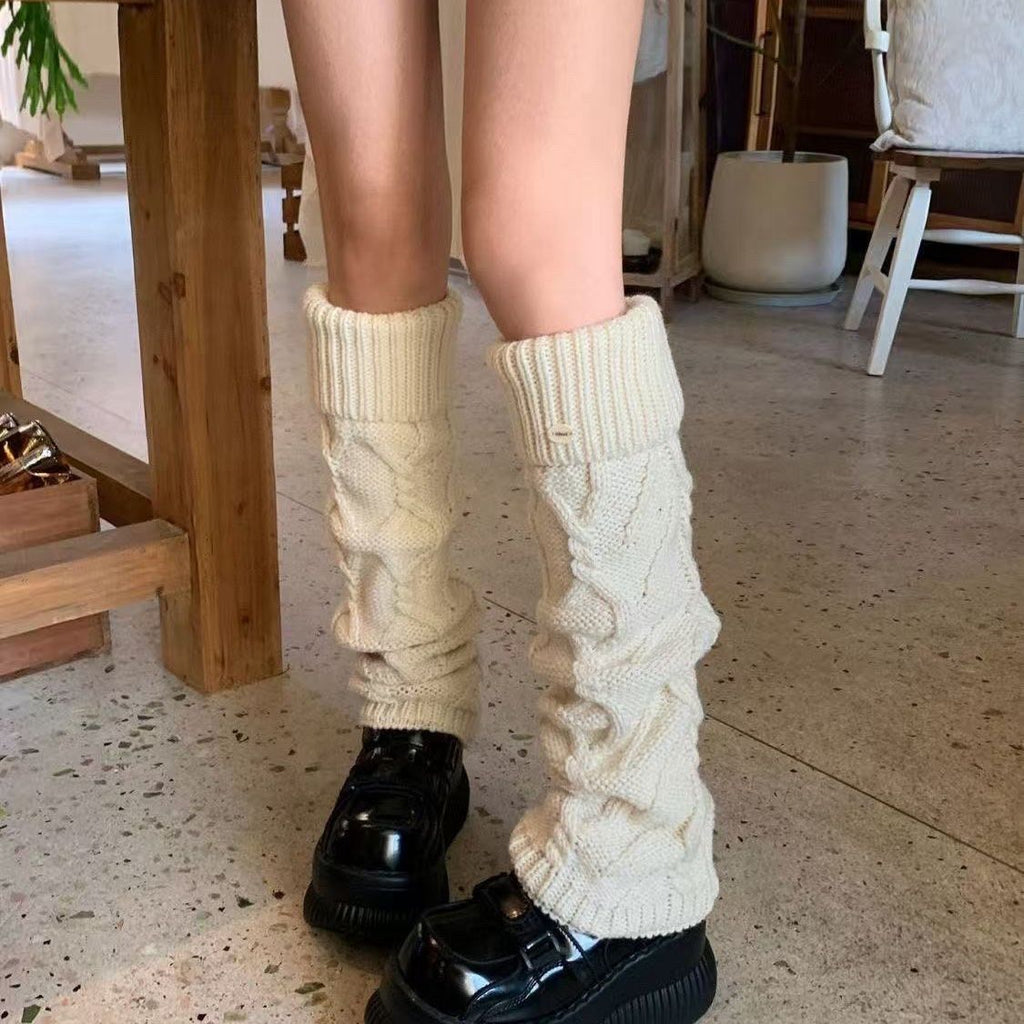 Heavy Knit Stacked Socks
