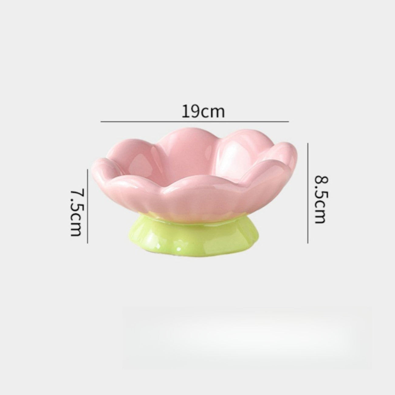 Ceramic Elevated Pet Food Bowl