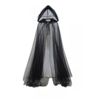 Sheer Hooded Ghost Cape