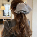 Ruffle Ponytail Hair Clip