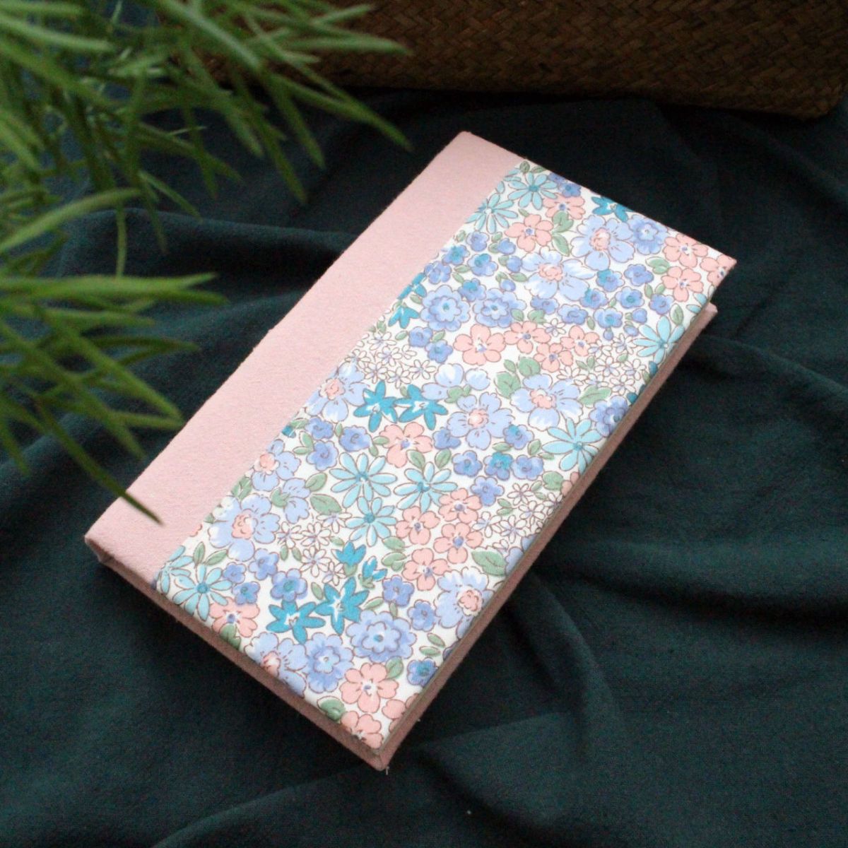 Fabric Diary Grid Notebook - Modomu
