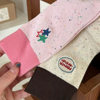 Cute Contrast Mid Leg Socks