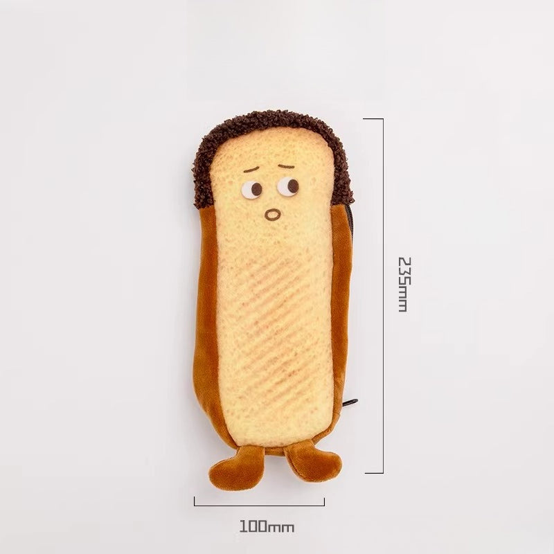 Toast Bread Plush Pencil Case - Modomu
