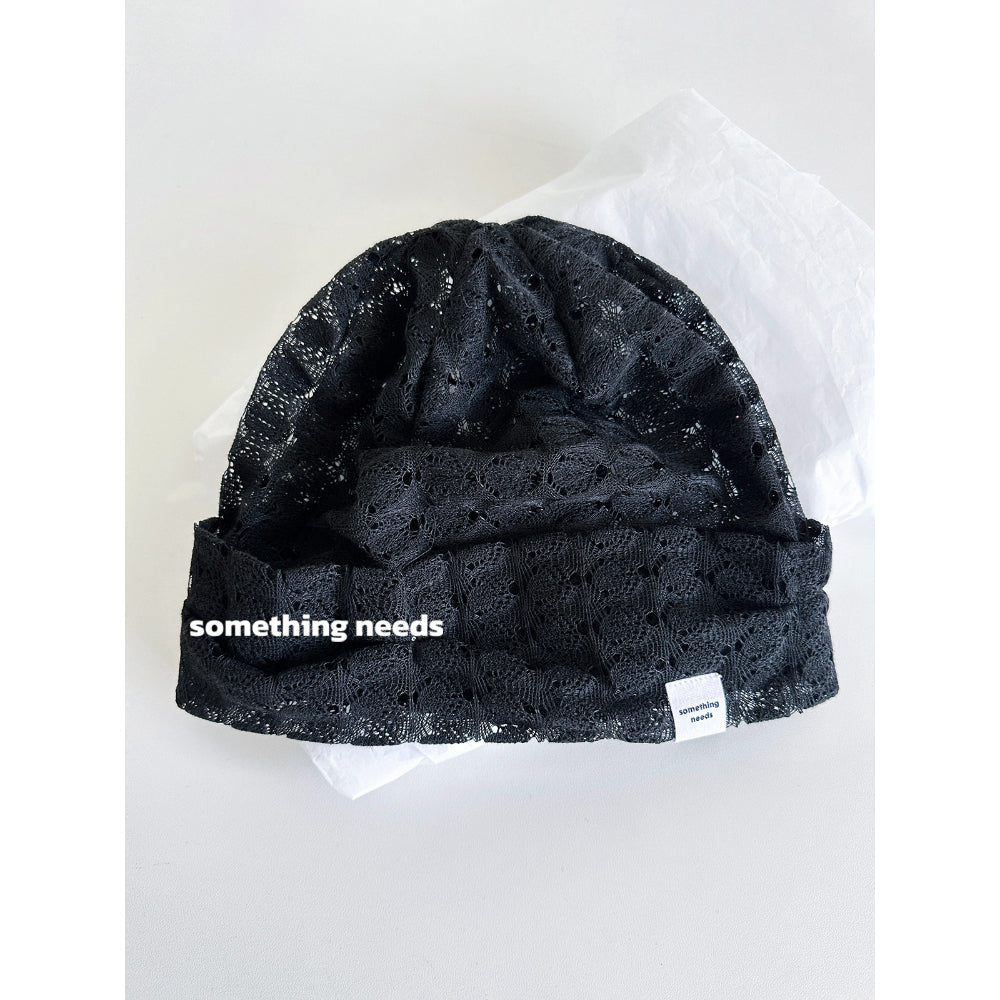 Knit Hollow Beanie Hat - Modomu