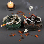 Flower Crown Skull Ashtray