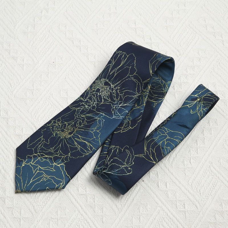 Retro Silk Look Mens Tie - Modomu