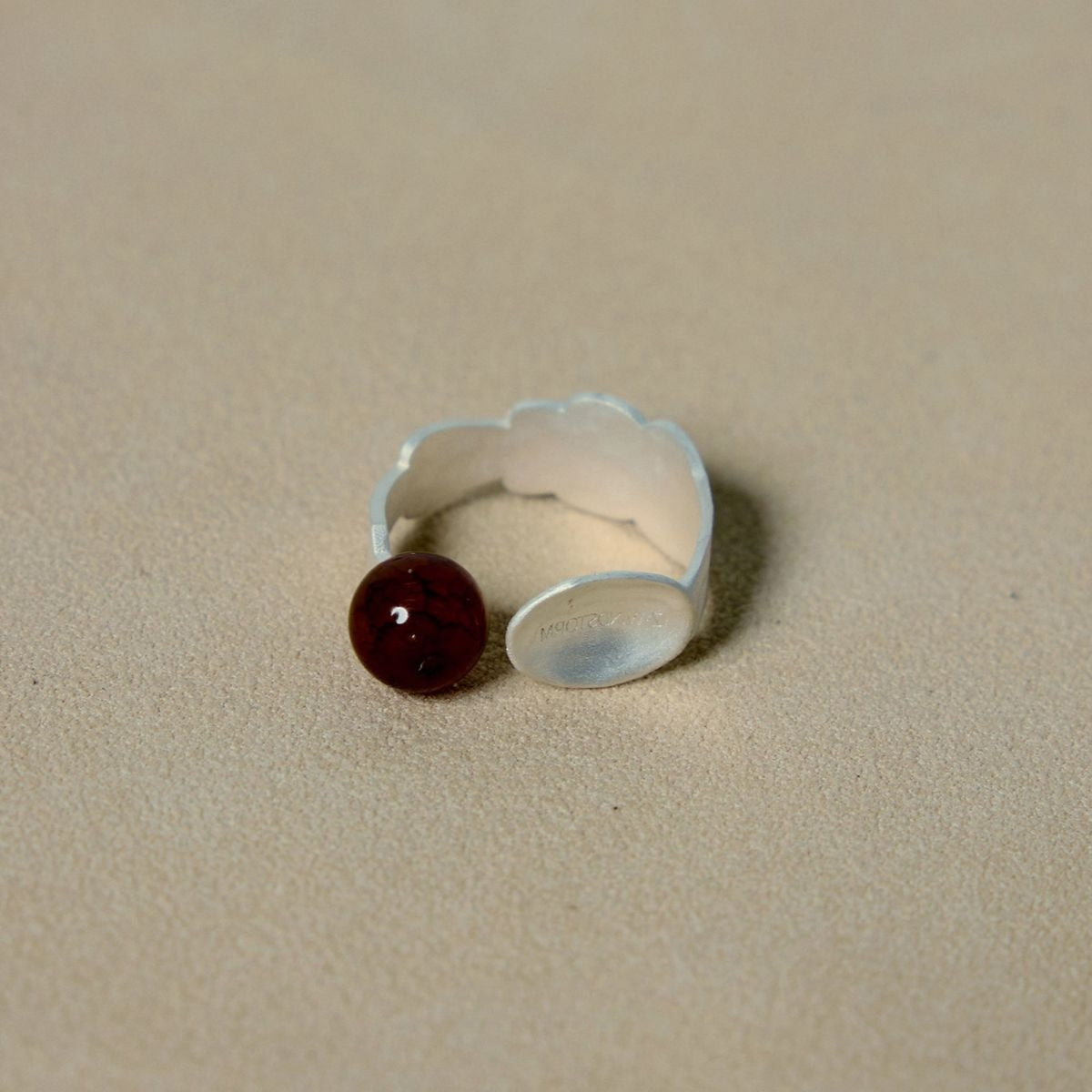 Minimal Spoon Shape Statement Ring - Modomu