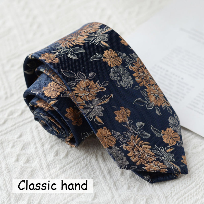 Floral Knot-Free Tie - Modomu