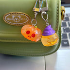 Glowing Pumpkin Bag Charm
