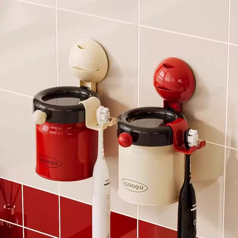 Magnetic Toothbrush Rack Cup Set