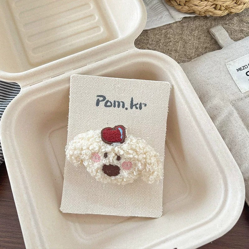 Puppy Plush Bag Clip Charm - Modomu