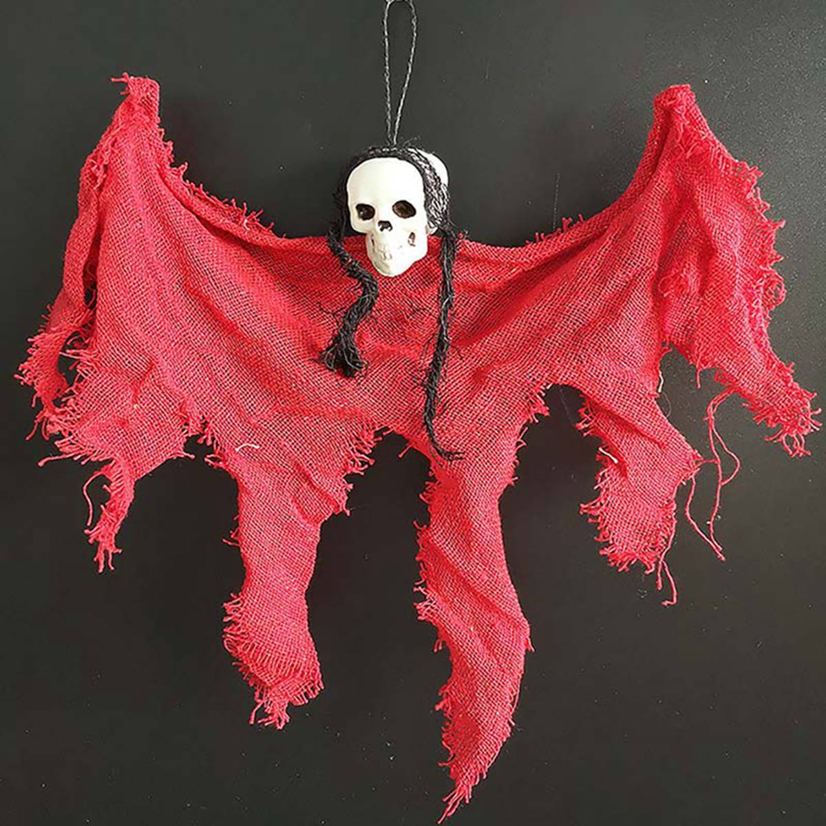 Hanging Skull Ghost Decoration