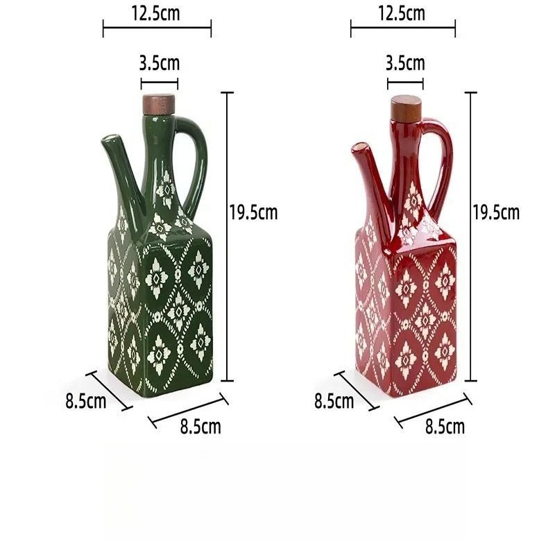 Tile Pattern Oil Cruet