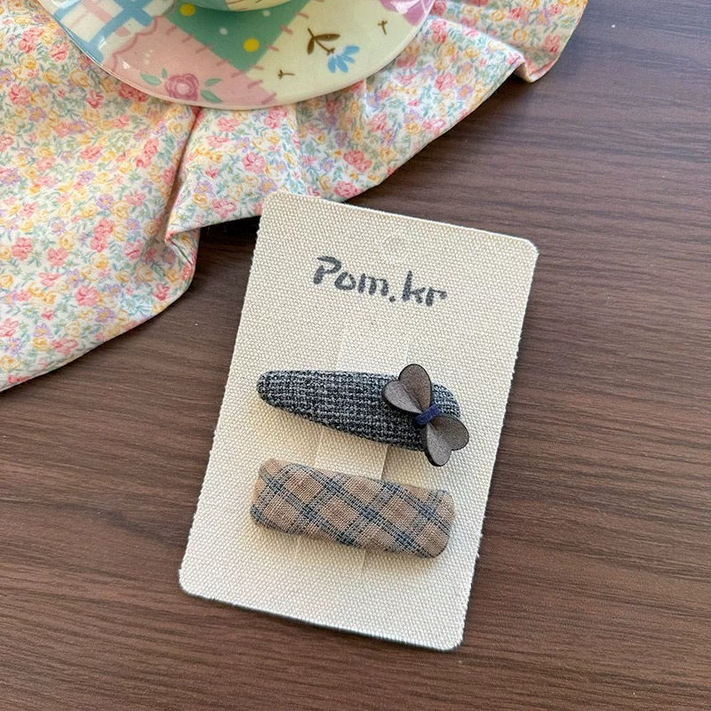 Plush Bow Fabric Hair Clip - Modomu