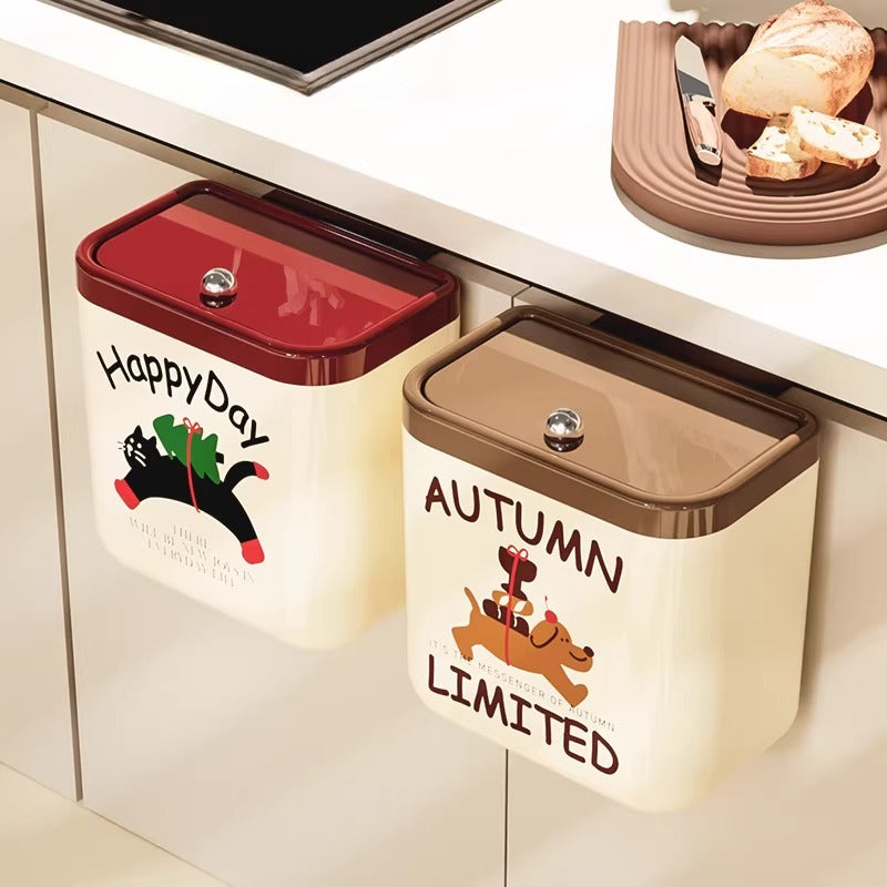 Wall Mounted Kitchen Trash Can - Modomu