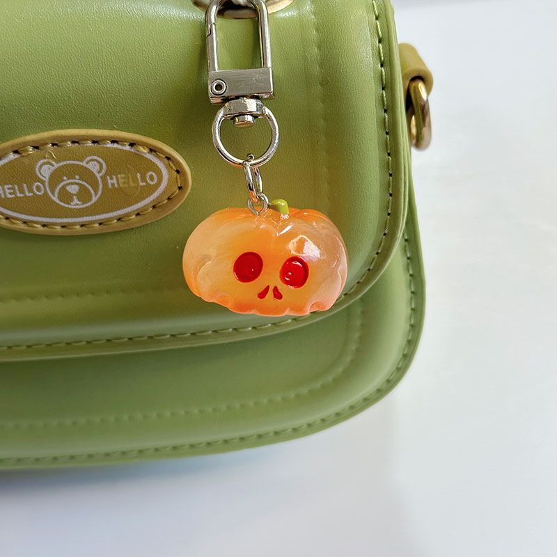 Glowing Pumpkin Bag Charm