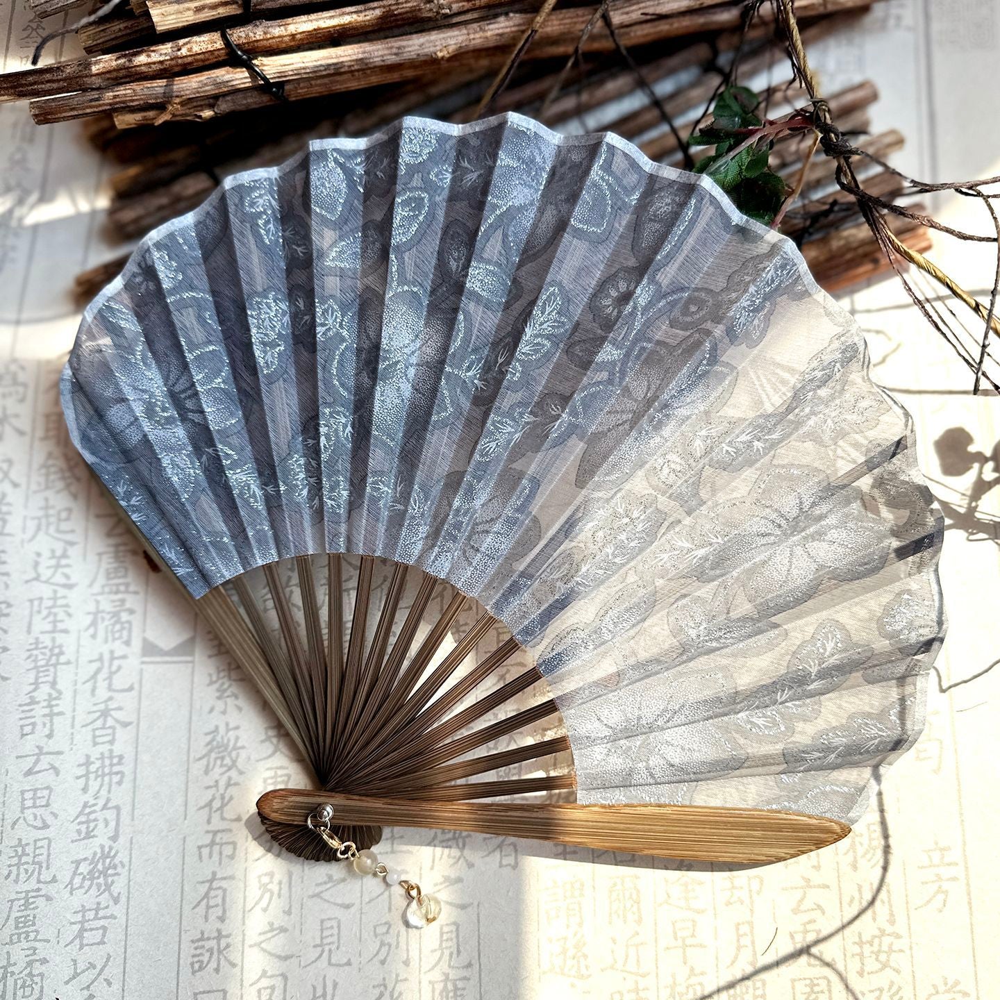 Translucent Folding Hand Fan