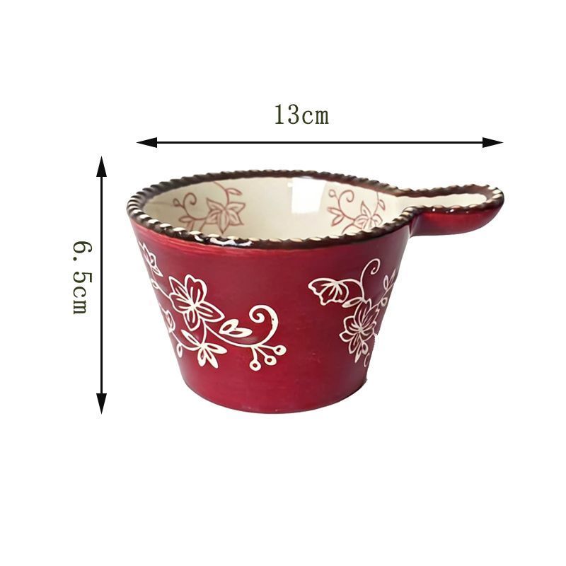 Beaded Handle Dessert Bowl