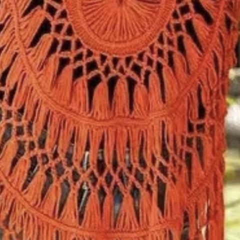 Handmade Knitted Long Tassel Curtain