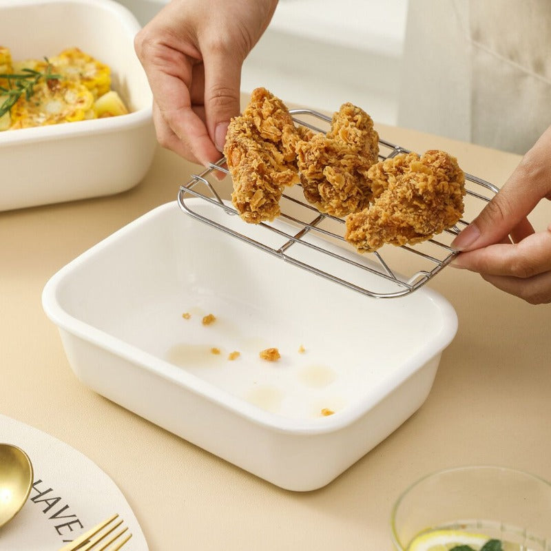 Speckled Square Serving Tray