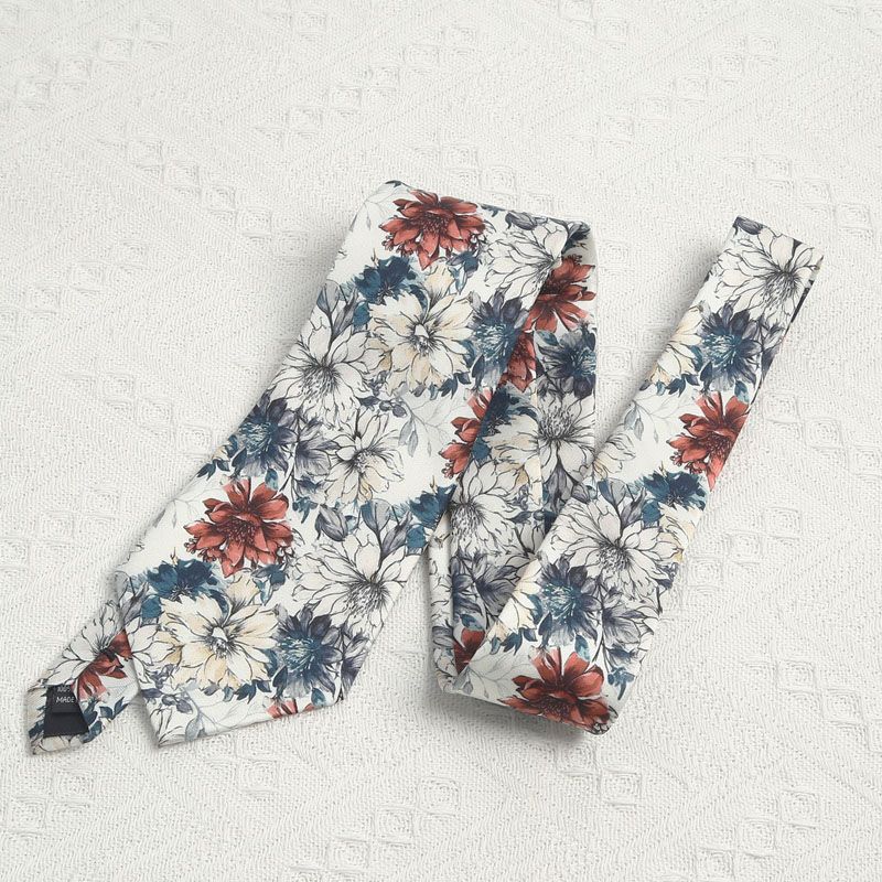 Retro Silk Look Mens Tie - Modomu