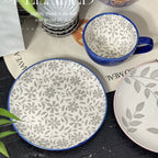 Relief Ceramic Breakfast Coffee Mug