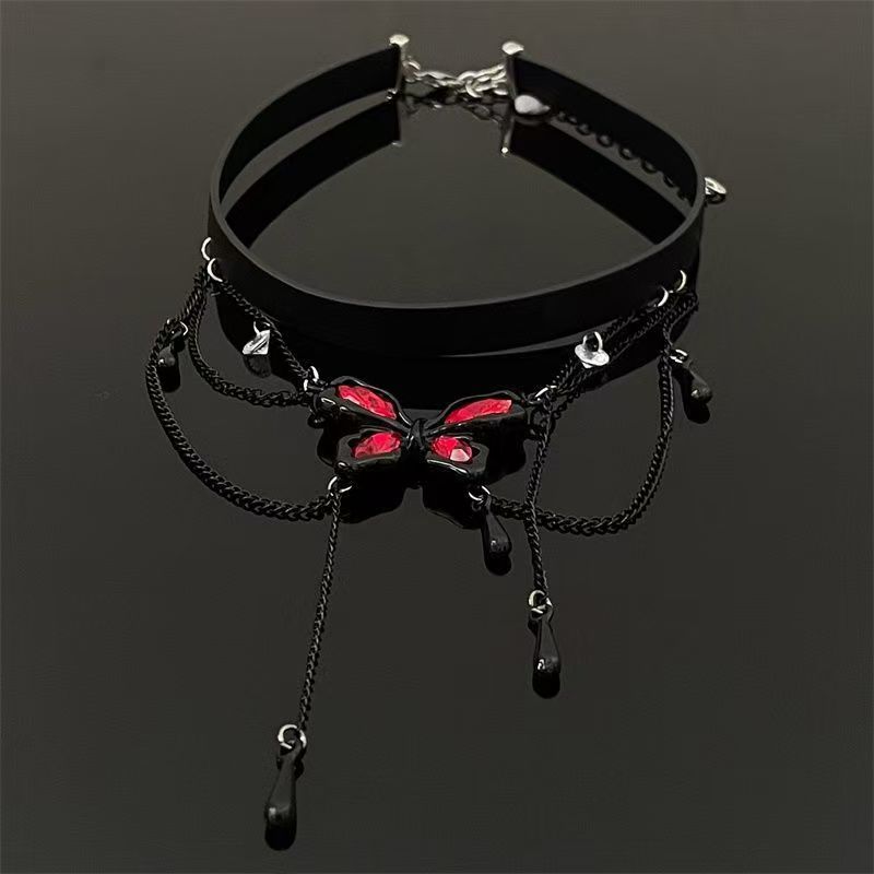 Butterfly Chain Drop Collar