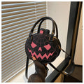 Pumpkin Face Round Bag
