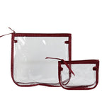 Clear Zip Pouch Duo
