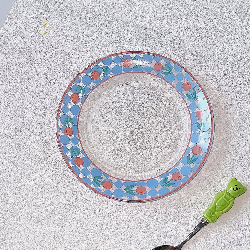 Embossed Chequer Brunch Plate