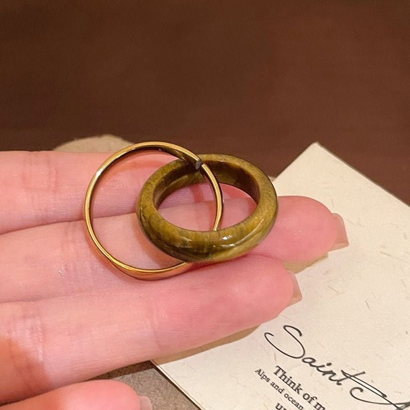 Tiger Eye Sunflower Ring - Modomu