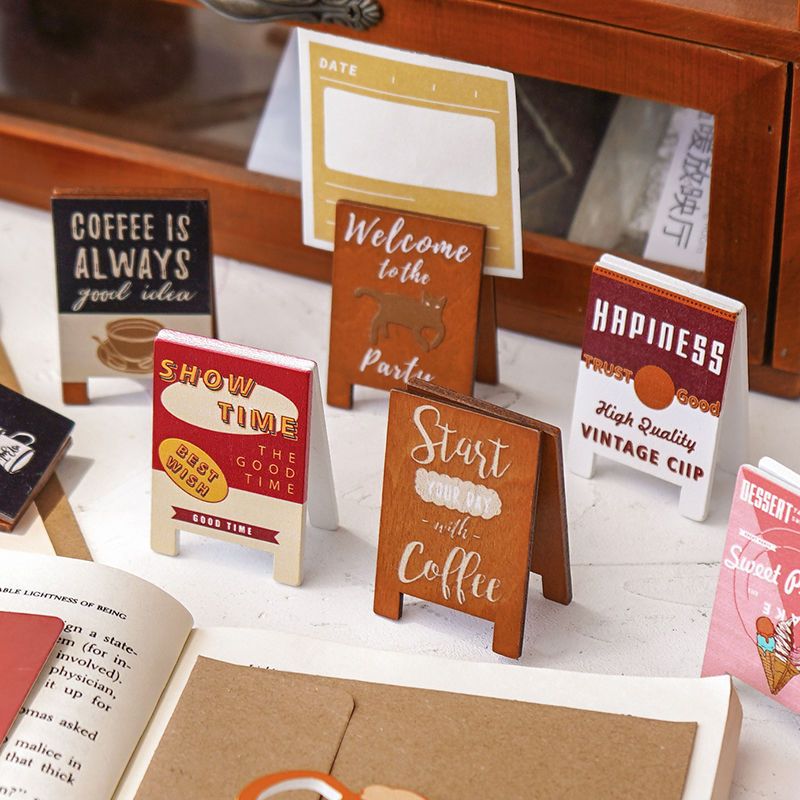 Wooden Note and Photo Clip